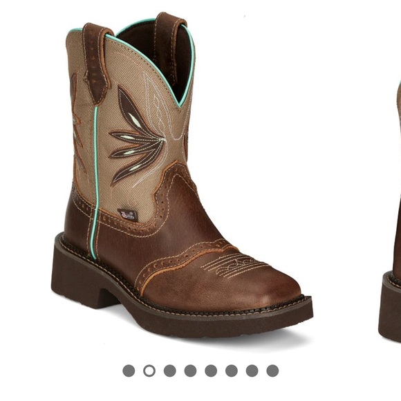 Justin Boot, Nettie 8” Western Boot - Picture 5 of 5